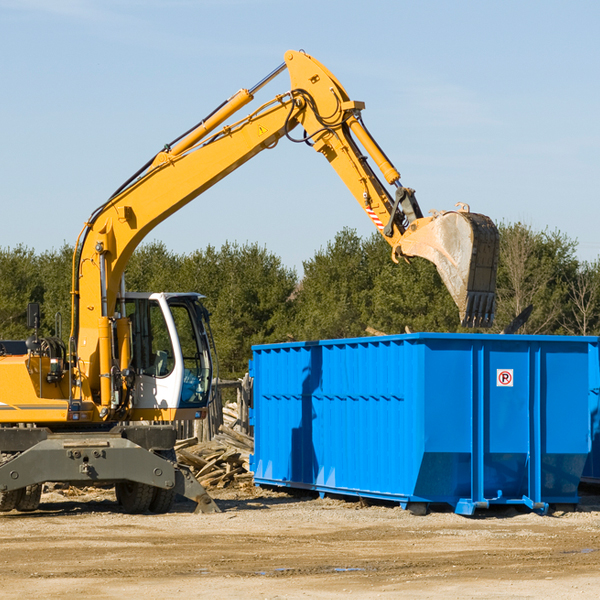 what size residential dumpster rentals are available in Carp Lake